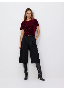 Reserved - Bluzka z bufiastymi rękawami - czerwony ze sklepu Reserved w kategorii Bluzki damskie - zdjęcie 187645018