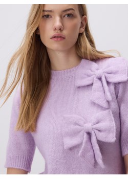Reserved - Sweter z kokardami - fioletowy ze sklepu Reserved w kategorii Swetry damskie - zdjęcie 187645055