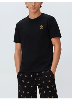 Reserved - Dwuczęściowa piżama ze świątecznym motywem - czarny ze sklepu Reserved w kategorii Piżamy męskie - zdjęcie 187645159