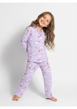 Sinsay - Piżama dwuczęściowa zapinana na guziczki Pusheen the Cat - fioletowy ze sklepu Sinsay w kategorii Piżamy dziecięce - zdjęcie 187646018