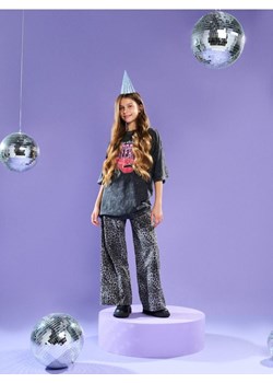 Sinsay - Jeansy wide leg ze wzorem panterki - wielobarwny ze sklepu Sinsay w kategorii Spodnie dziewczęce - zdjęcie 187646056