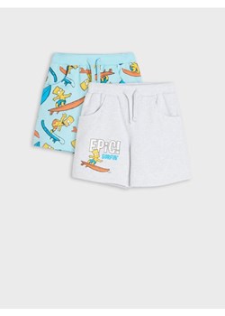 Sinsay - Szorty The Simpsons 2 pack - szary ze sklepu Sinsay w kategorii Spodenki chłopięce - zdjęcie 187646099