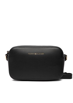 Torebka Tommy Hilfiger Th Logo Camera Bag AW0AW18115 Czarny ze sklepu eobuwie.pl w kategorii Listonoszki - zdjęcie 187646176