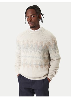 BOSS Sweter Karombo 50548686 Beżowy Regular Fit ze sklepu MODIVO w kategorii Swetry męskie - zdjęcie 187646416