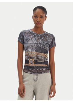 Guess T-Shirt W6RI05 KCCG0 Czarny Classic Fit ze sklepu MODIVO w kategorii Bluzki damskie - zdjęcie 187646437