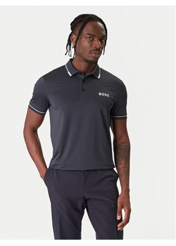 BOSS Polo Paul Pro 50506203 Granatowy Slim Fit ze sklepu MODIVO w kategorii T-shirty męskie - zdjęcie 187646447