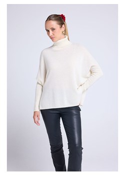 Maison Héritage Cashmere Kaszmirowy golf w kolorze białym ze sklepu Limango Polska w kategorii Swetry damskie - zdjęcie 187647566