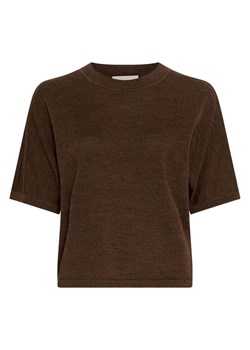 MOSS COPENHAGEN Wełniany sweter &quot;Nema&quot; w kolorze ciemnobrązowym ze sklepu Limango Polska w kategorii Swetry damskie - zdjęcie 187647658