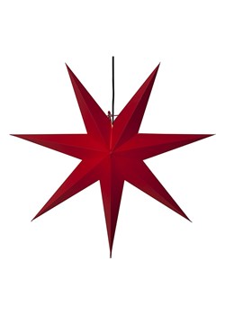 STAR Trading Lampa wisząca &quot;Rozen&quot; w kolorze czerwonym - Ø 70 cm ze sklepu Limango Polska w kategorii Dekoracje bożonarodzeniowe - zdjęcie 187647665