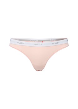 HUGO Stringi Kobiety Bawełna cielisty jednolity ze sklepu vangraaf w kategorii Majtki damskie - zdjęcie 187647947