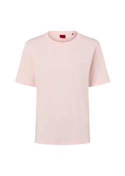 HUGO Damska koszulka do piżamy Kobiety Dżersej cielisty jednolity ze sklepu vangraaf w kategorii Bluzki damskie - zdjęcie 187647948