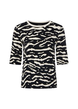 Marc Cain Koszulka damska Kobiety Bawełna czarny wzorzysty ze sklepu vangraaf w kategorii Bluzki damskie - zdjęcie 187647959