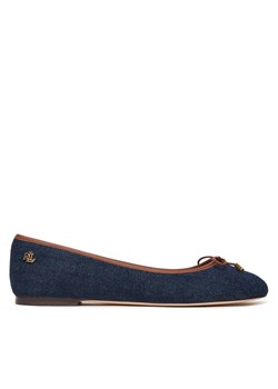 Baleriny LAUREN RALPH LAUREN Jayna 802P04386001 Granatowy ze sklepu eobuwie.pl w kategorii Balerinki - zdjęcie 187648295