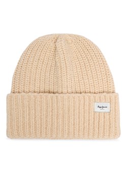 Pepe Jeans Czapka PL040355 Écru ze sklepu MODIVO w kategorii Czapki zimowe damskie - zdjęcie 187648769