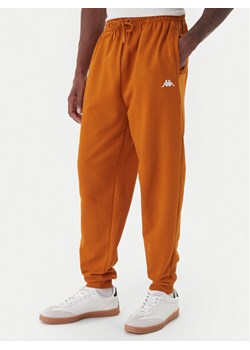 Kappa Spodnie dresowe 351Y41W XQF Beżowy Regular Fit ze sklepu MODIVO w kategorii Spodnie męskie - zdjęcie 187648819