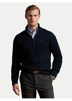 Polo Ralph Lauren Sweter 710810841001 Granatowy Regular Fit ze sklepu MODIVO w kategorii Swetry męskie - zdjęcie 187648829