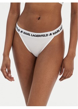 KARL LAGERFELD Figi brazylijskie A1W47011 Biały ze sklepu MODIVO w kategorii Majtki damskie - zdjęcie 187648855
