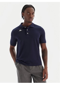 Kappa Polo Logo Sharas Mss 302B3D0 Granatowy Regular Fit ze sklepu MODIVO w kategorii T-shirty męskie - zdjęcie 187648879