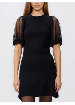 Reserved - Sukienka z ozdobnymi rękawami - czarny ze sklepu Reserved w kategorii Sukienki - zdjęcie 187649636