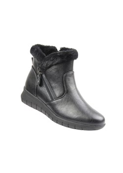 Wygodne botki damskie SOKOLSKI Z24-175, czarne ze sklepu ulubioneobuwie w kategorii Workery damskie - zdjęcie 187649738