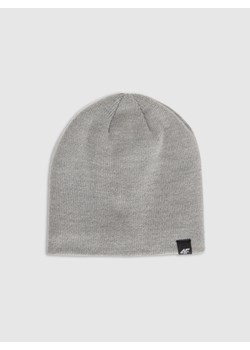 Męska czapka zimowa 4F 4FRAW25ACAPM0735 - szara ze sklepu Sportstylestory.com w kategorii Czapki zimowe męskie - zdjęcie 187649818