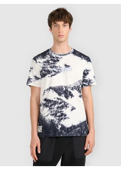 Męski t-shirt z nadrukiem 4F 4FRAW25TTSHM3417 - czarny ze sklepu Sportstylestory.com w kategorii T-shirty męskie - zdjęcie 187649896