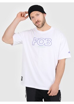 Męski t-shirt z nadrukiem 4F 4FRAW25TTSHM3478 - biały ze sklepu Sportstylestory.com w kategorii T-shirty męskie - zdjęcie 187649906