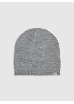 Czapka zimowa uniseks 4F 4FWMM00ACAPU633 - szara ze sklepu Sportstylestory.com w kategorii Czapki zimowe damskie - zdjęcie 187649917