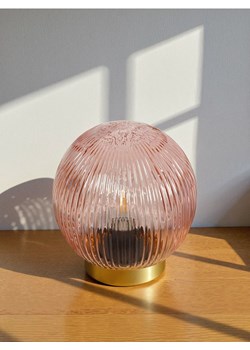 Sinsay - Lampka LED z ryflowanym kloszem - pomarańczowy ze sklepu Sinsay w kategorii Oświetlenie led - zdjęcie 187650397