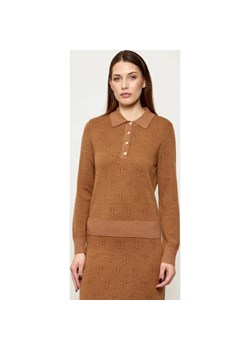 Gant Wełniane polo | Regular Fit ze sklepu Gomez Fashion Store w kategorii Swetry damskie - zdjęcie 187650675