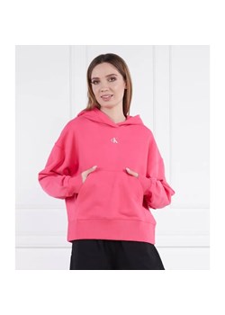Calvin Klein Jeans Bluza MICRO MONOLOGO | Oversize fit ze sklepu Gomez Fashion Store w kategorii Bluzy damskie - zdjęcie 187650697