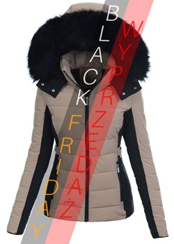 Kurtka Zimowa Damska z Futerkiem ze sklepu brendi.pl w kategorii Kurtki damskie - zdjęcie 187652067