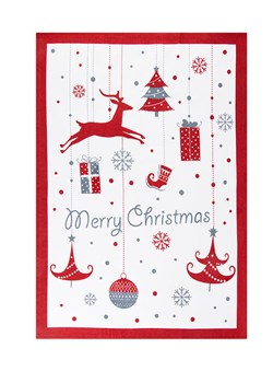 Trendy Kitchen by EXCÉLSA Ściereczka w kolorze czerwono-białym do naczyń - 70 x 50 cm ze sklepu Limango Polska w kategorii Ścierki kuchenne - zdjęcie 187652315