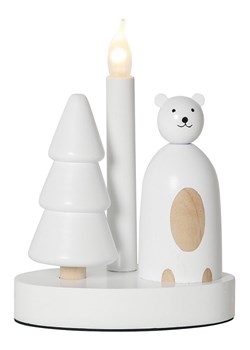 STAR Trading Lampa dekoracyjna LED &quot;Christmas Joy&quot; w kolorze białym - 21 x 16 cm ze sklepu Limango Polska w kategorii Oświetlenie - zdjęcie 187652318