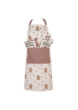 Clayre &amp; Eef Rękawica kuchenna w kolorze beżowo-jasnobrązowym - 30 x 18 cm ze sklepu Limango Polska w kategorii Tekstylia kuchenne - zdjęcie 187652485