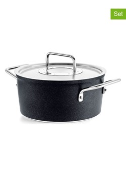 Fissler 2-częściowy zestaw &quot;Adamant®&quot; w kolorze czarnym - Ø 18 cm ze sklepu Limango Polska w kategorii Garnki - zdjęcie 187652545