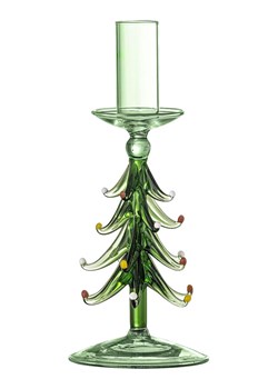 Bloomingville Świecznik &quot;Brant&quot; w kolorze zielonym - wys. 20 x Ø 8 cm ze sklepu Limango Polska w kategorii Świeczniki - zdjęcie 187652748