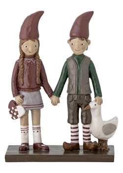 Bloomingville Figurka dekoracyjna w kolorze czerwono-zielonym - 9,5 x 12,5 x 6 cm ze sklepu Limango Polska w kategorii Dekoracje - zdjęcie 187652778