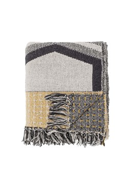 Bloomingville Koc &quot;Alk&quot; w kolorze szaro-granatowym - 160 x 130 cm ze sklepu Limango Polska w kategorii Tekstylia - zdjęcie 187652819