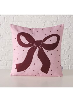 Boltze Poduszka &quot;Boucle&quot; w kolorze jasnoróżowo-czerwonym - 45 x 45 cm ze sklepu Limango Polska w kategorii Poduszki dekoracyjne - zdjęcie 187652895