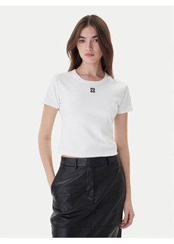 Hugo T-Shirt Delanor 50512000 Biały Slim Fit ze sklepu MODIVO w kategorii Bluzki damskie - zdjęcie 187653067