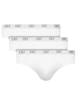 Cristiano Ronaldo CR7 Komplet slipów Main Basic Brief 3Pack 8100-66-100 Biały ze sklepu MODIVO w kategorii Majtki męskie - zdjęcie 187653175