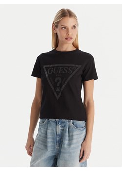 Guess T-Shirt V2YI07 K8HM0 Czarny Regular Fit ze sklepu MODIVO w kategorii Bluzki damskie - zdjęcie 187653375