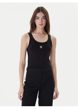 Hugo Top Datamia 50514489 Czarny Slim Fit ze sklepu MODIVO w kategorii Bluzki damskie - zdjęcie 187653405