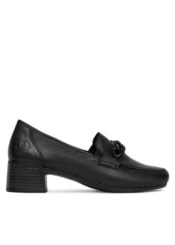 Rieker Loafersy 41660-00 Czarny ze sklepu MODIVO w kategorii Półbuty damskie - zdjęcie 187653439