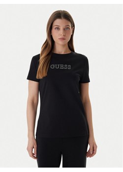 Guess T-Shirt V3BI11 J1314 Czarny Regular Fit ze sklepu MODIVO w kategorii Bluzki damskie - zdjęcie 187653455