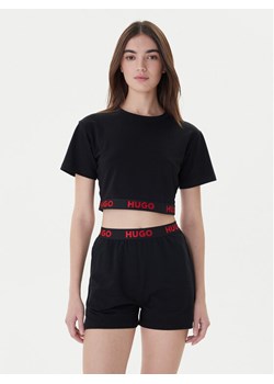 Hugo T-Shirt Logo 50520497 Czarny Relaxed Fit ze sklepu MODIVO w kategorii Bluzki damskie - zdjęcie 187653469