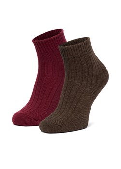 Nine West Skarpety długie CEO_LA_NW_12744_Z_AW25 (2-PACK) Brązowy ze sklepu MODIVO w kategorii Skarpetki damskie - zdjęcie 187653487