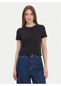 Tommy Hilfiger T-Shirt Heritage Crew WW0WW22043 Czarny Regular Fit ze sklepu MODIVO w kategorii Bluzki damskie - zdjęcie 187653555