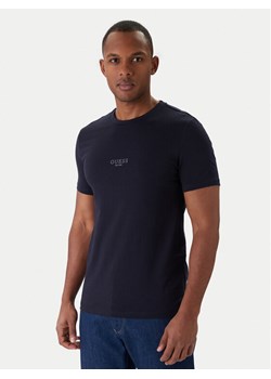 Guess T-Shirt M2YI72 I3Z14 Granatowy Slim Fit ze sklepu MODIVO w kategorii T-shirty męskie - zdjęcie 187653598